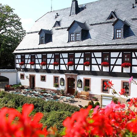 Hotel Folklorehof Chemnitz Esterno foto
